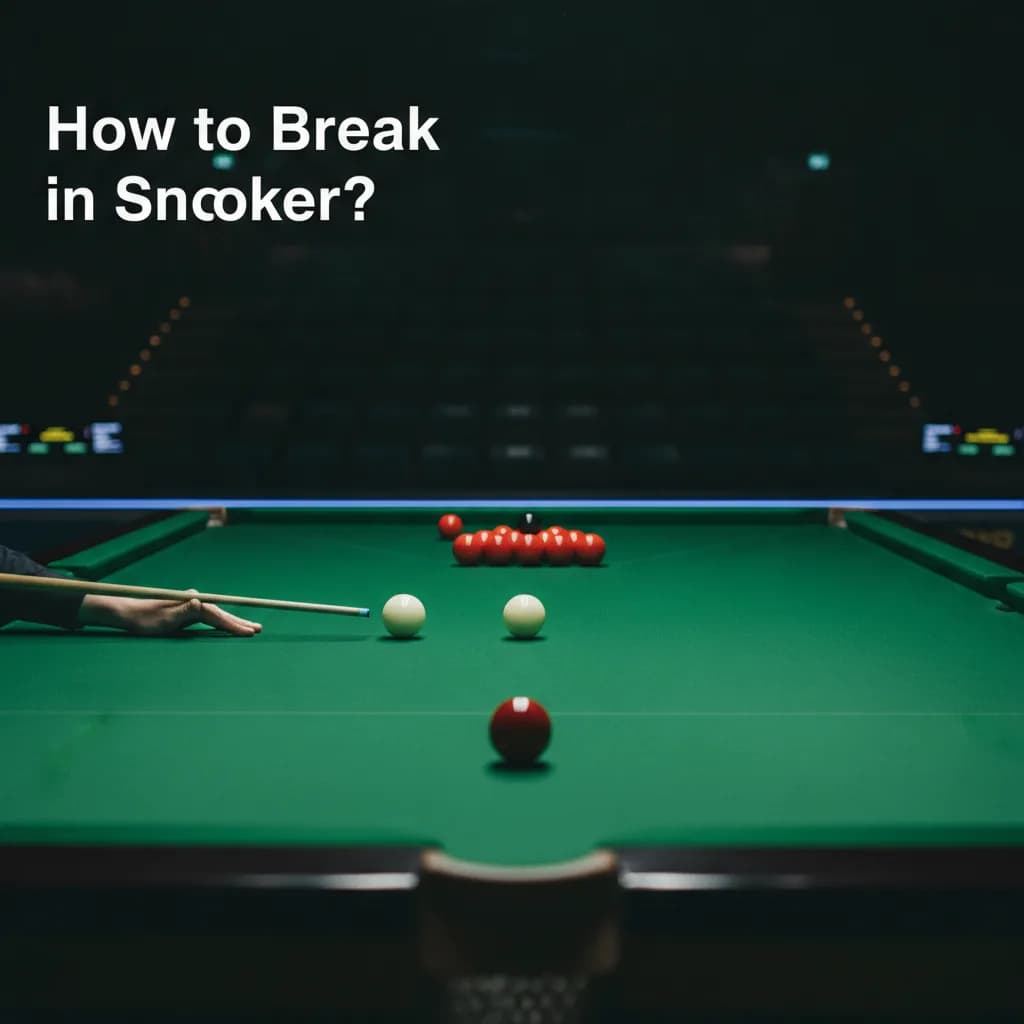 How to Break in Snooker?