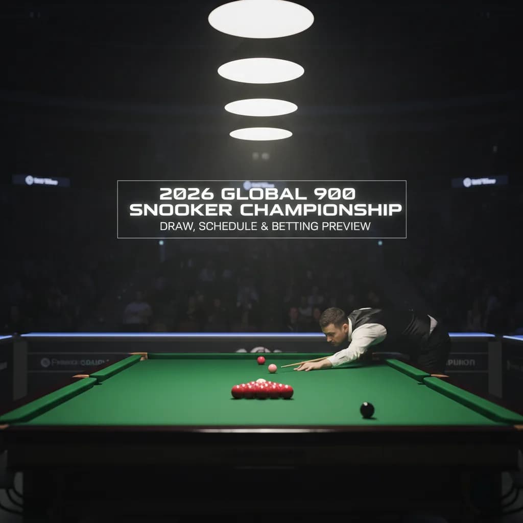 2026 Global 900 Snooker Championship: Draw, Schedule & Betting Preview