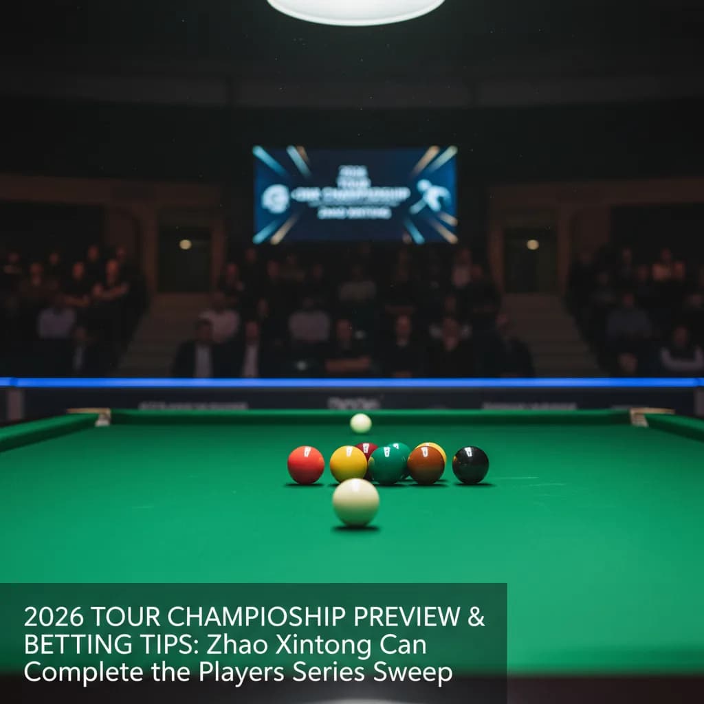 2026 Tour Championship Preview & Betting Tips: Zhao Xintong Can Complete the Players Series Sweep