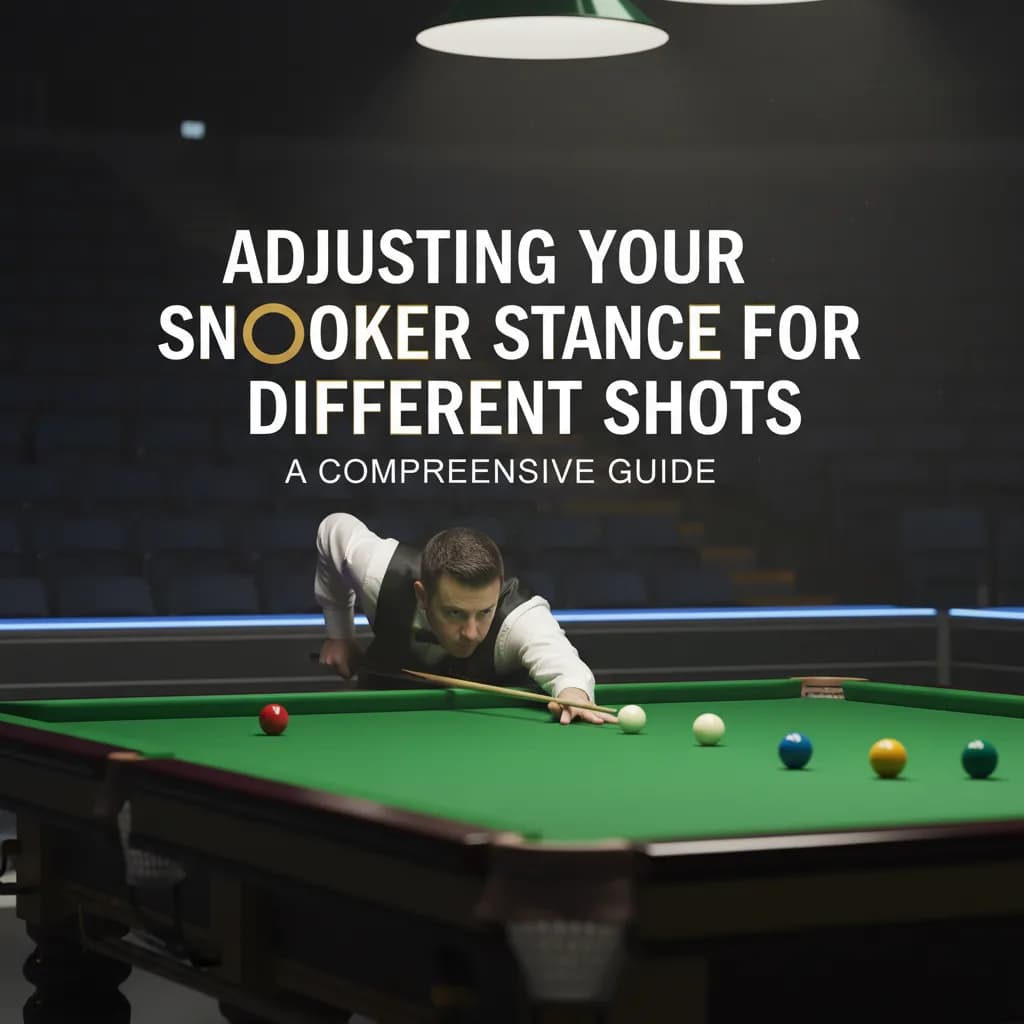 Adjusting Your Snooker Stance for Different Shots