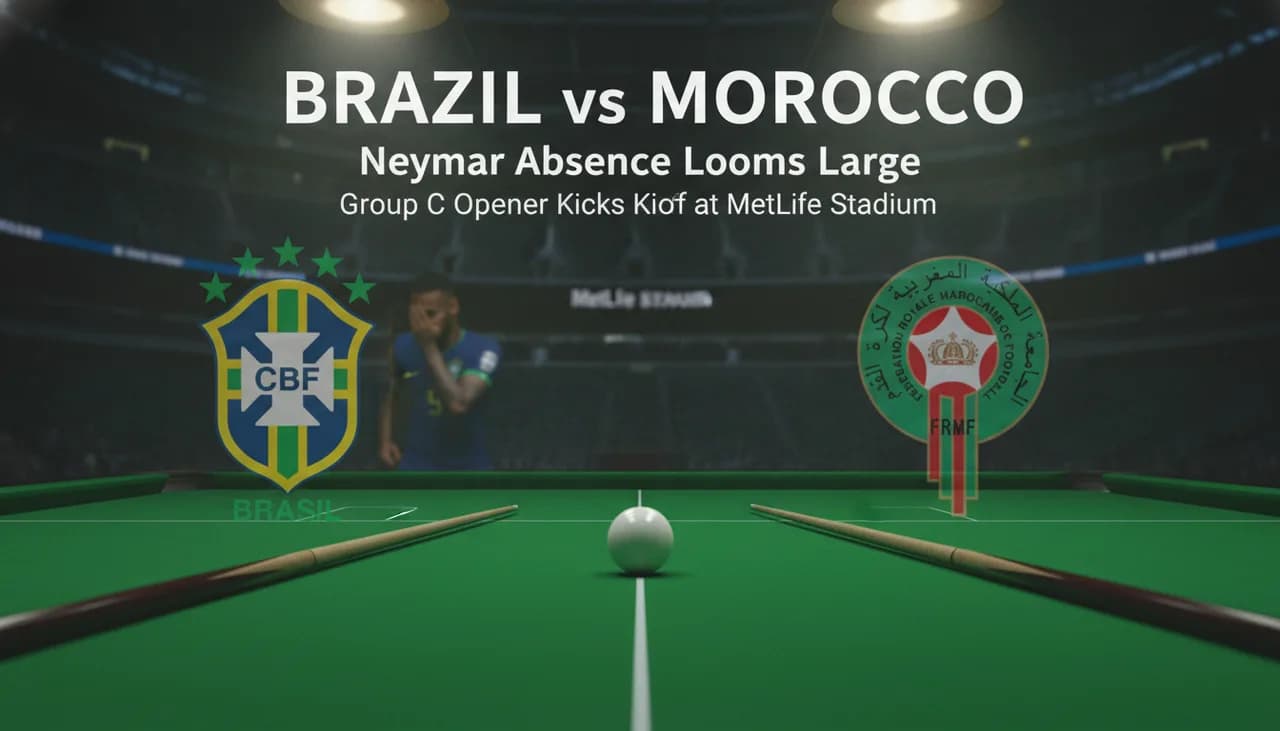 Brazil vs Morocco: Neymar Absence Looms Large as Group C Opener Kicks Off at MetLife Stadium