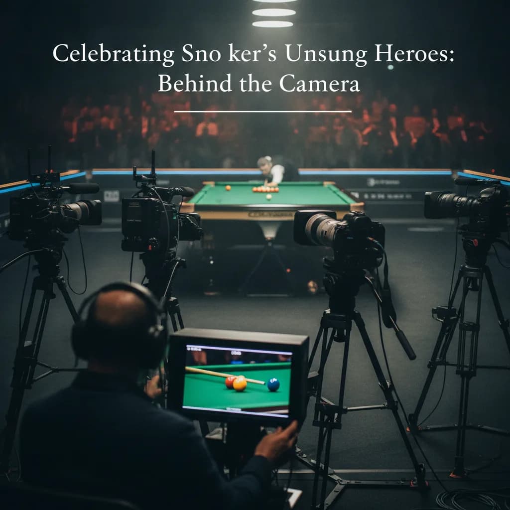 Celebrating Snooker's Unsung Heroes: Behind the Camera