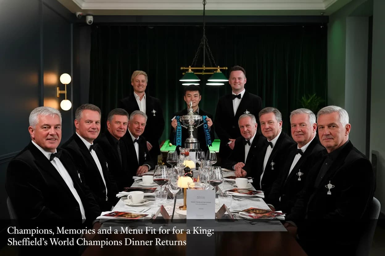 Champions, Memories and a Menu Fit for a King: Sheffield's World Champions Dinner Returns