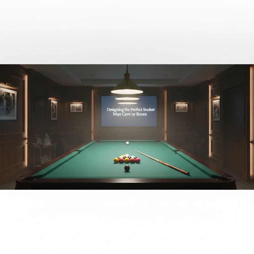 Designing the Perfect Snooker Man Cave or Room