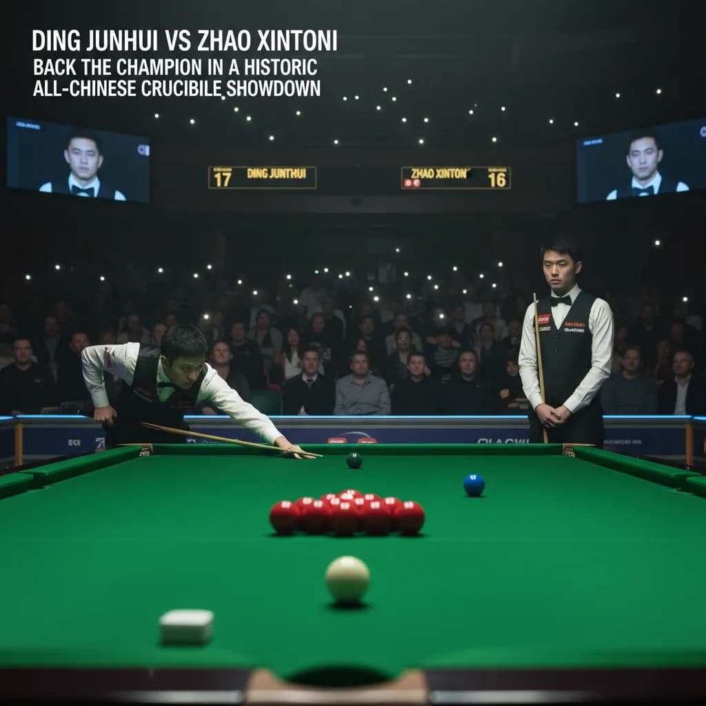 Ding Junhui vs Zhao Xintong: Back the Champion in a Historic All-Chinese Crucible Showdown
