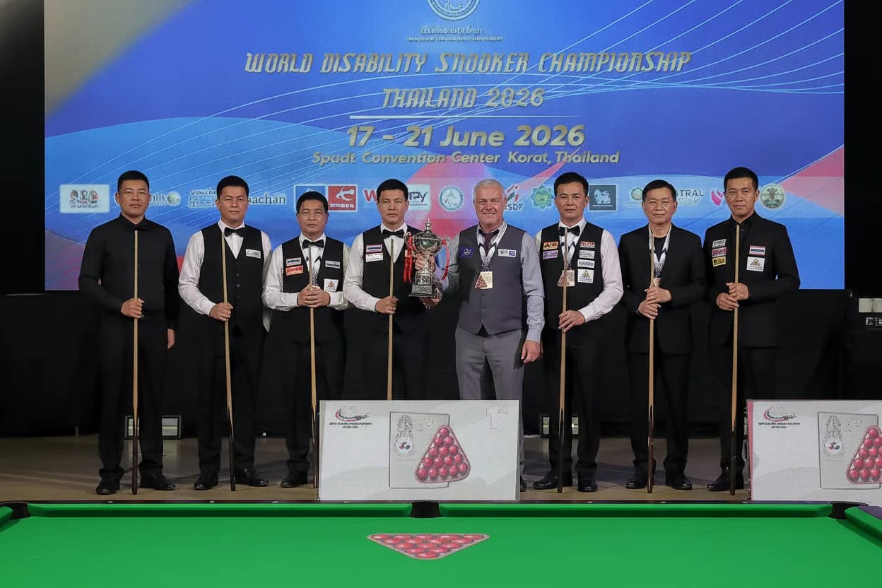Eight Champions, One Spectacular Day: The 2026 World Disability Snooker Championship Delivers in Thailand