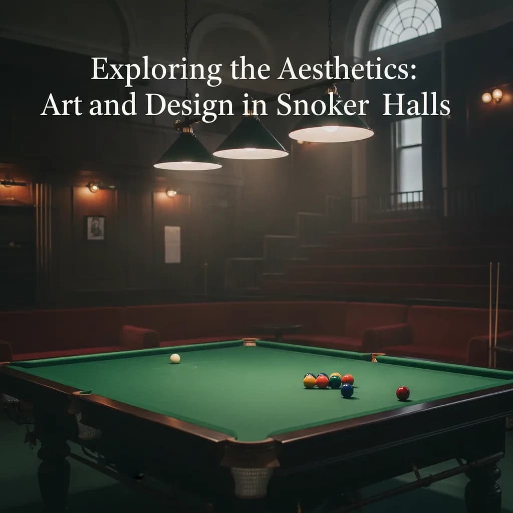 Exploring the Aesthetics: Art and Design in Snooker Halls