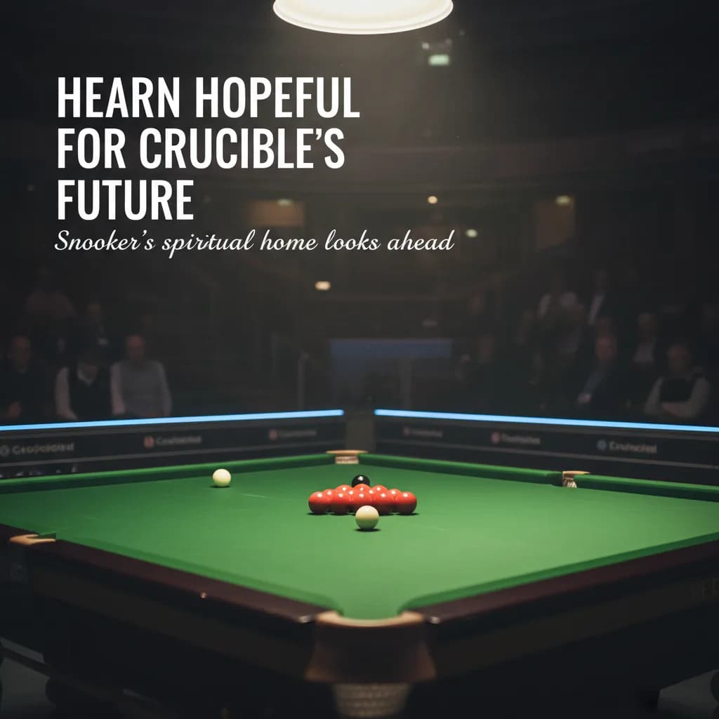 Hearn hopeful for Crucible's future