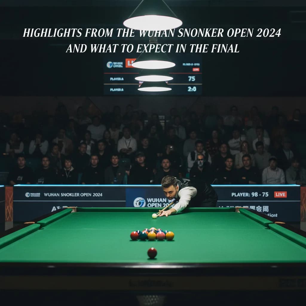 Highlights From The Wuhan Snooker Open 2024 And What to Expect in The Final