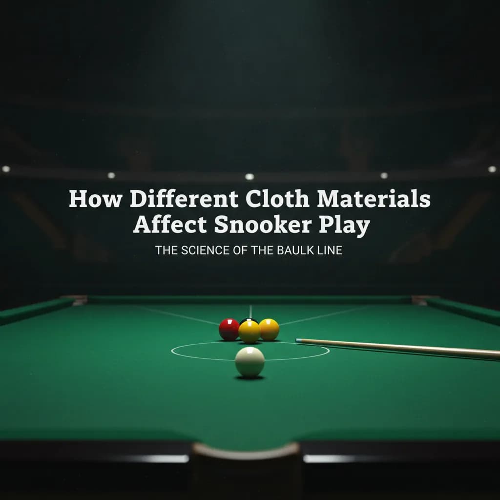 How Different Cloth Materials Affect Snooker Play