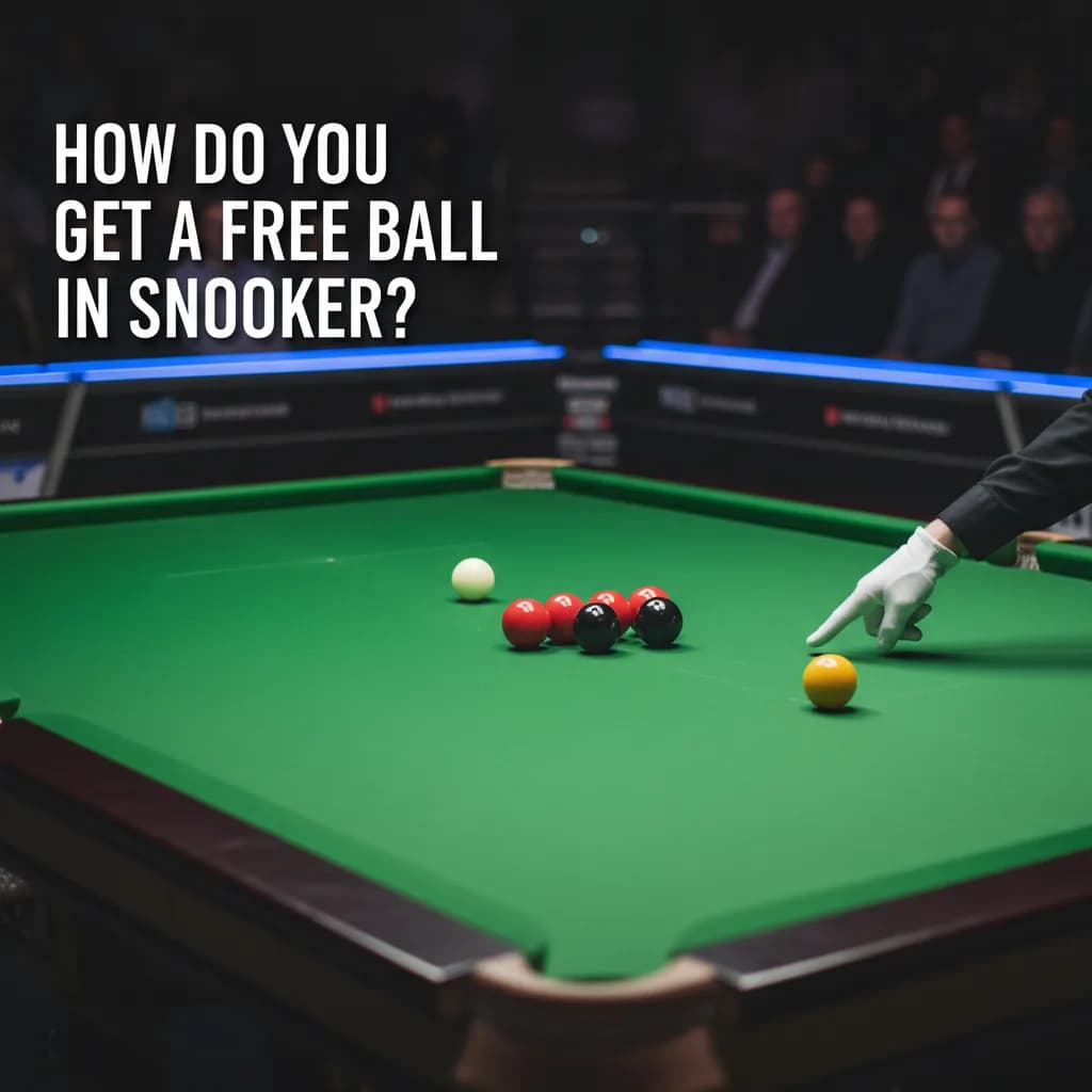 How Do You Get a Free Ball in Snooker?