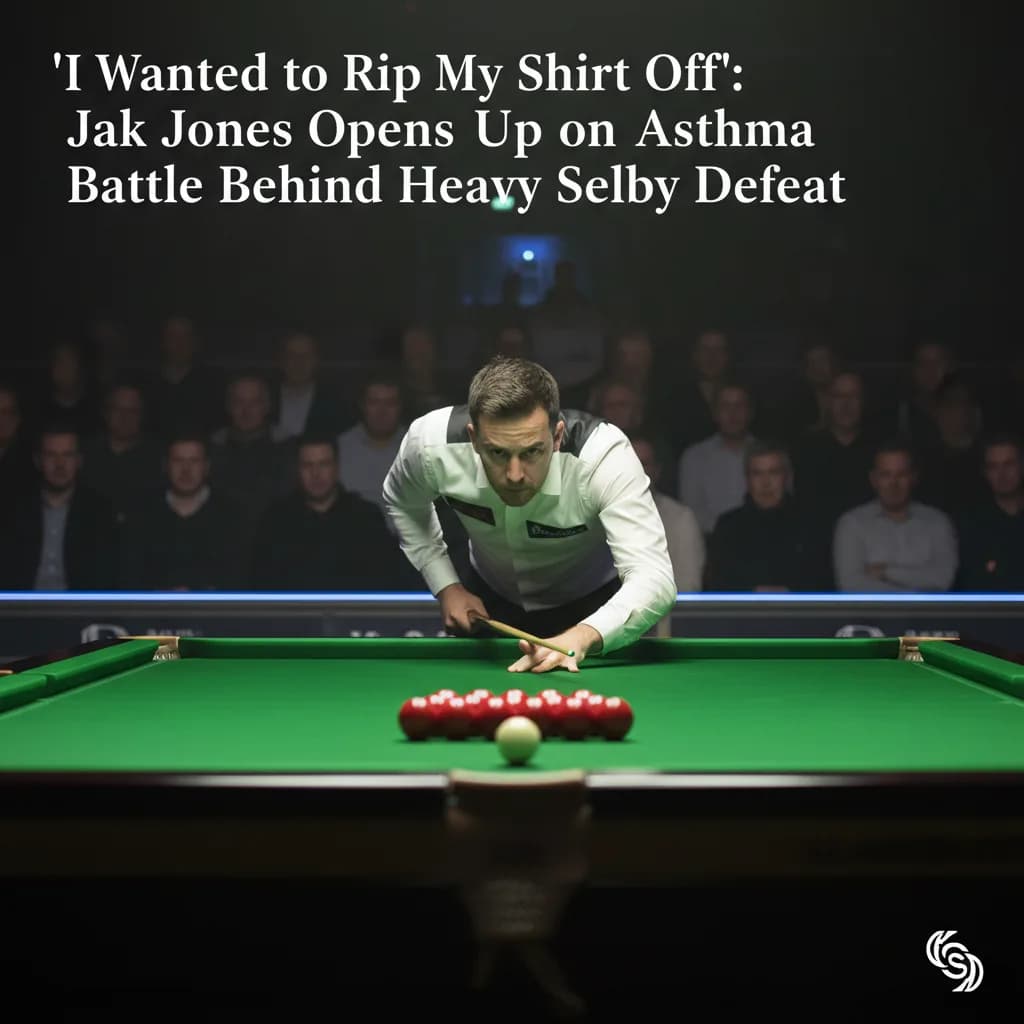 'I Wanted to Rip My Shirt Off': Jak Jones Opens Up on Asthma Battle Behind Heavy Selby Defeat