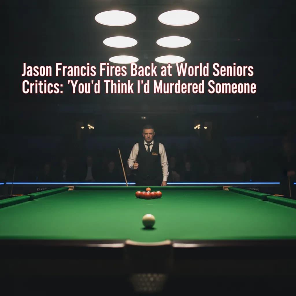 Jason Francis Fires Back at World Seniors Critics: 'You'd Think I'd Murdered Someone'
