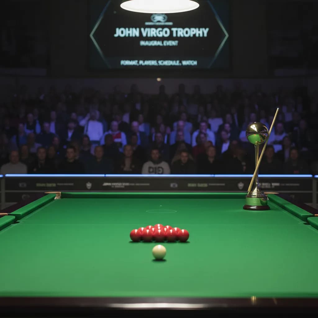 John Virgo Trophy: Format, Players, Schedule and How to Watch the Inaugural Event