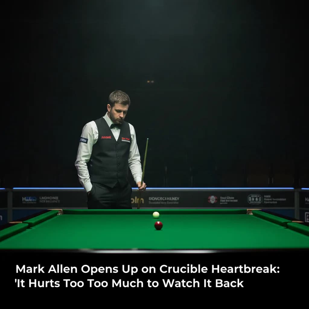 Mark Allen Opens Up on Crucible Heartbreak: 'It Hurts Too Much to Watch It Back'