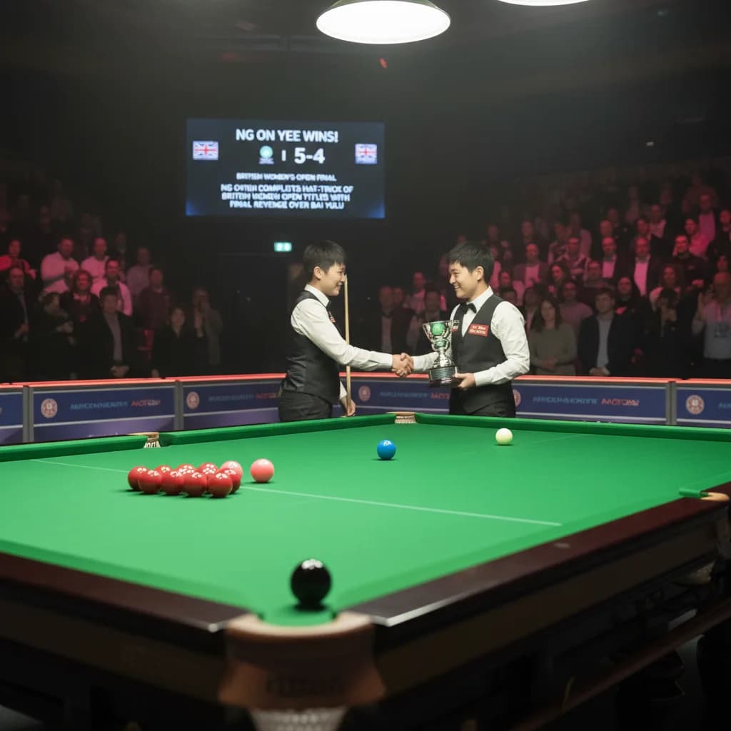 Ng On Yee Completes Hat-Trick of British Women's Open Titles With Final Revenge Over Bai Yulu