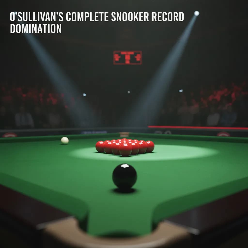 O'Sullivan's Complete Snooker Record Domination