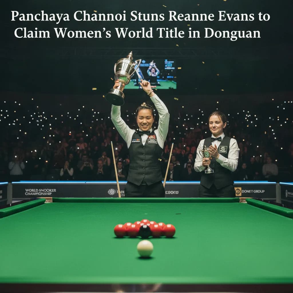 Panchaya Channoi Stuns Reanne Evans to Claim Women's World Title in Dongguan