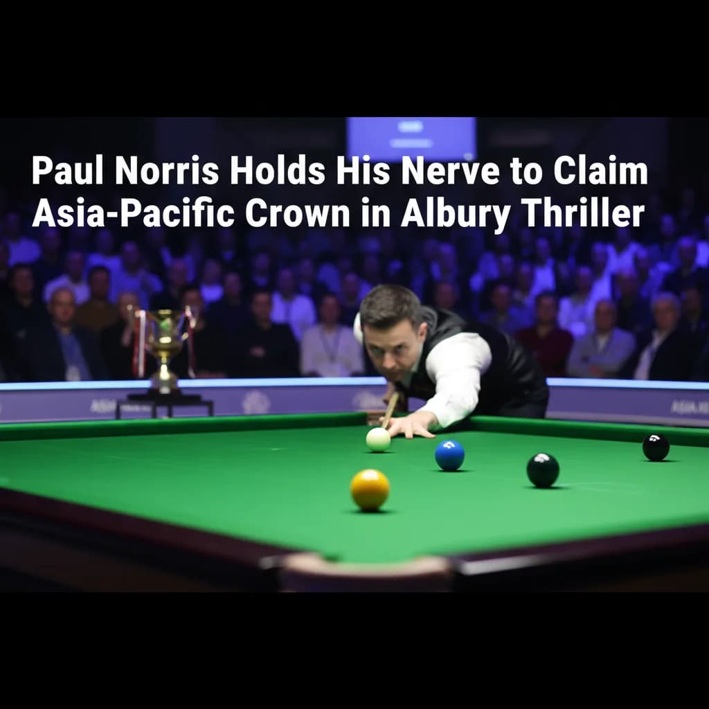 Paul Norris Holds His Nerve to Claim Asia-Pacific Crown in Albury Thriller