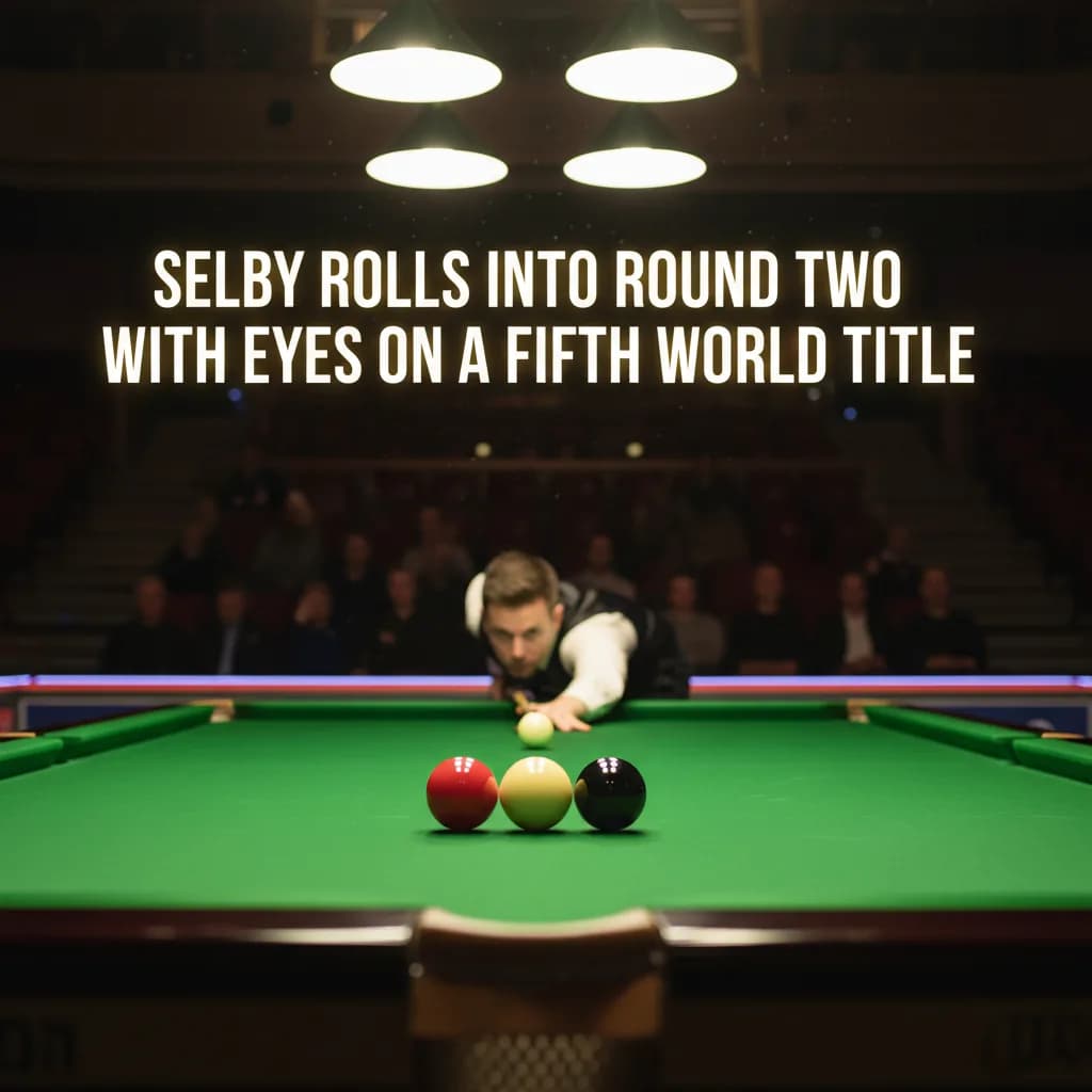 Selby Rolls Into Round Two With Eyes on a Fifth World Title