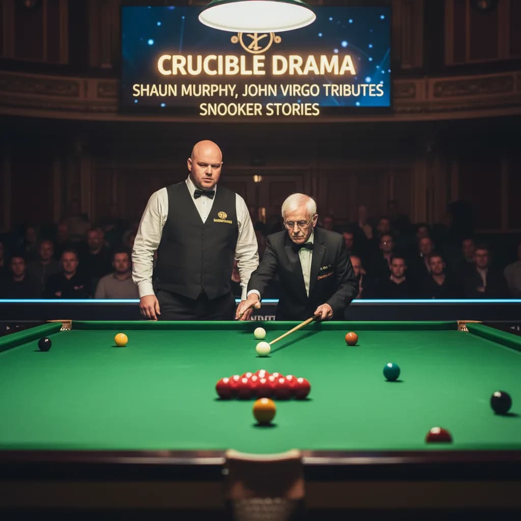 Shaun Murphy, John Virgo Tributes and Crucible Drama: The Snooker Stories You Need to Know