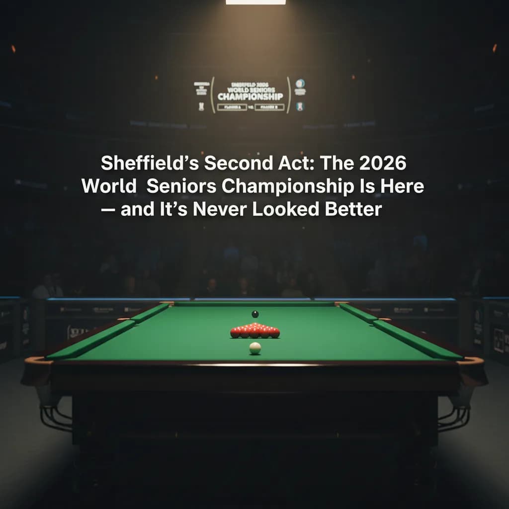 Sheffield's Second Act: The 2026 World Seniors Championship Is Here — and It's Never Looked Better