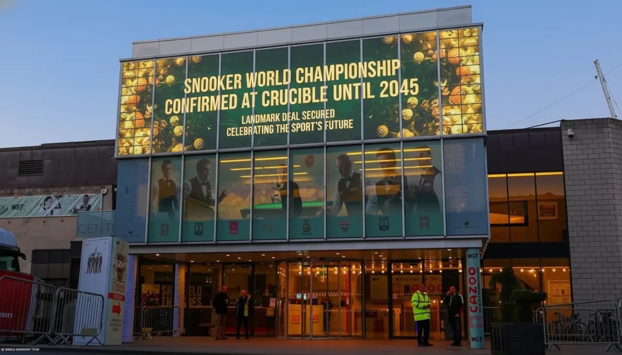 Snooker World Championship Confirmed at Crucible Until 2045 as Sport Celebrates Landmark Deal