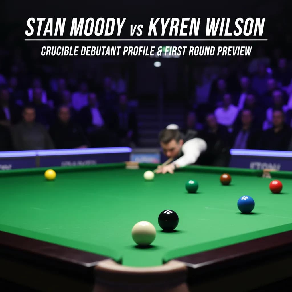 Stan Moody vs Kyren Wilson: Crucible Debutant Profile & First Round Preview