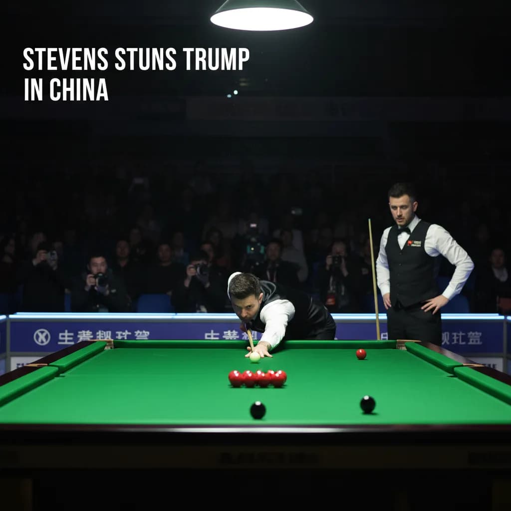 Stevens Stuns Trump in China