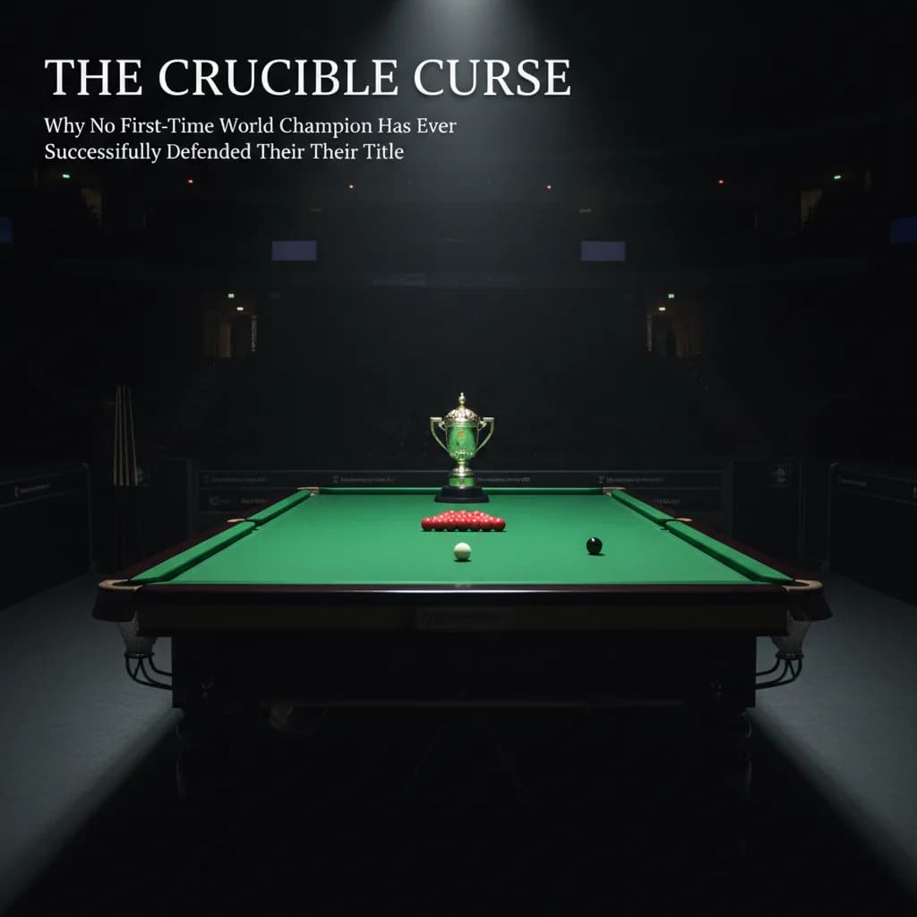 The Crucible Curse: Why No First-Time World Champion Has Ever Successfully Defended Their Title