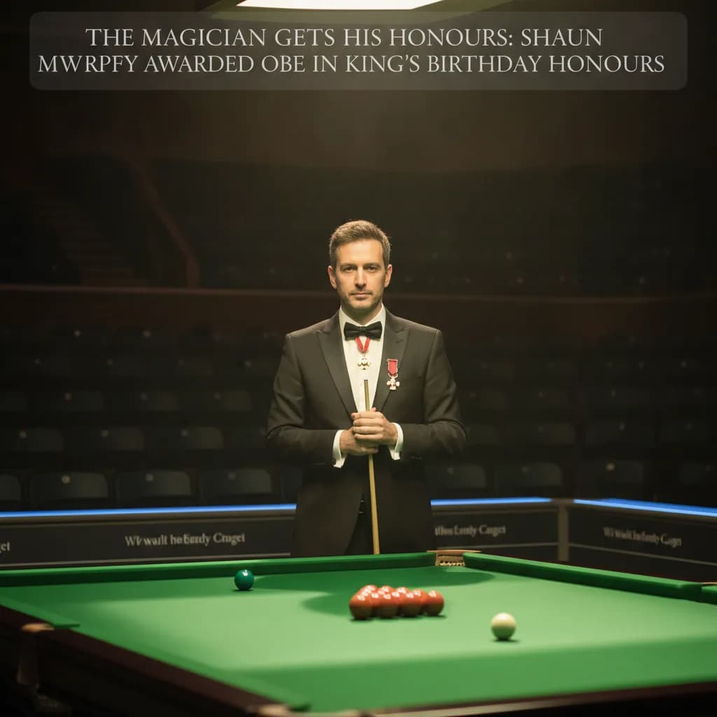 The Magician Gets His Honours: Shaun Murphy Awarded OBE in King's Birthday Honours