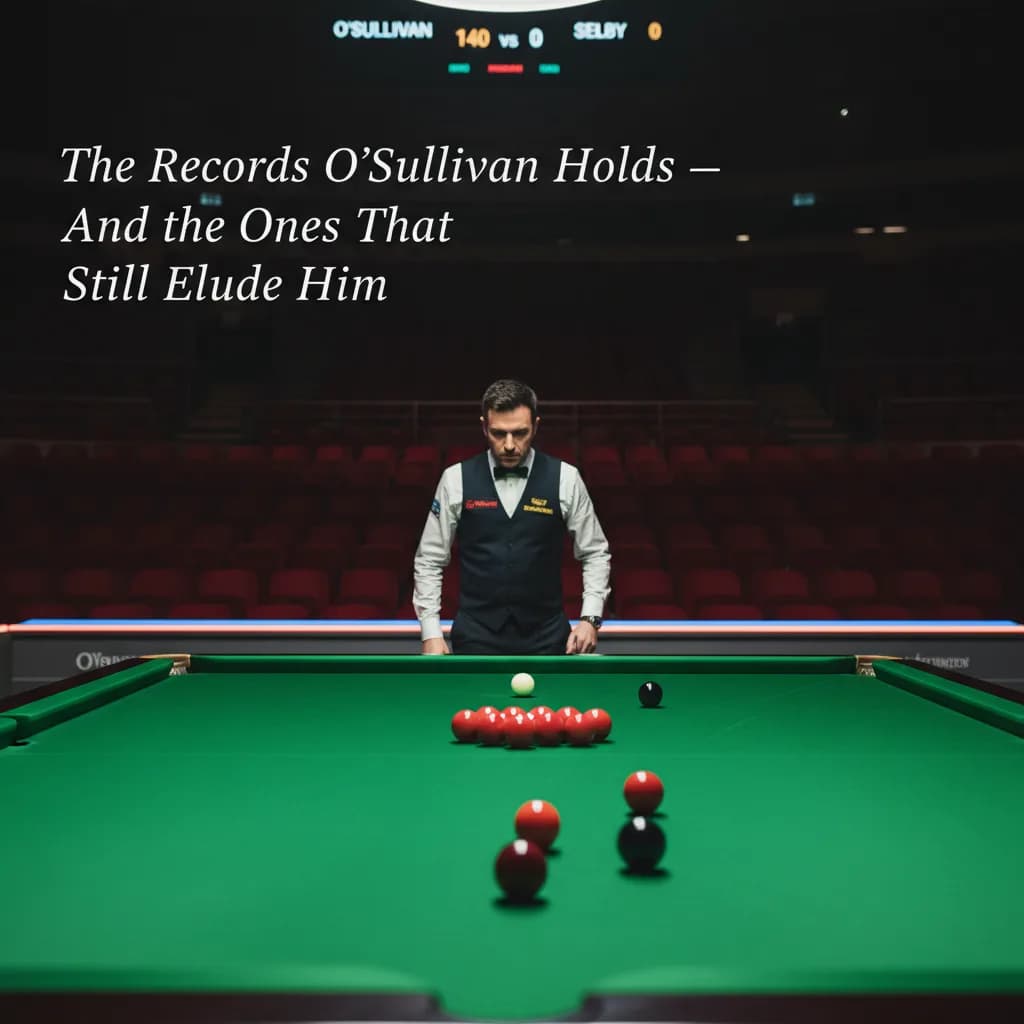 The Records O'Sullivan Holds — And the Ones That Still Elude Him