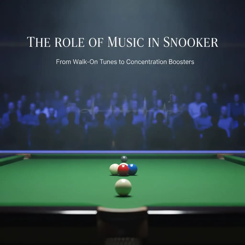 The Role of Music in Snooker: From Walk-On Tunes to Concentration Boosters