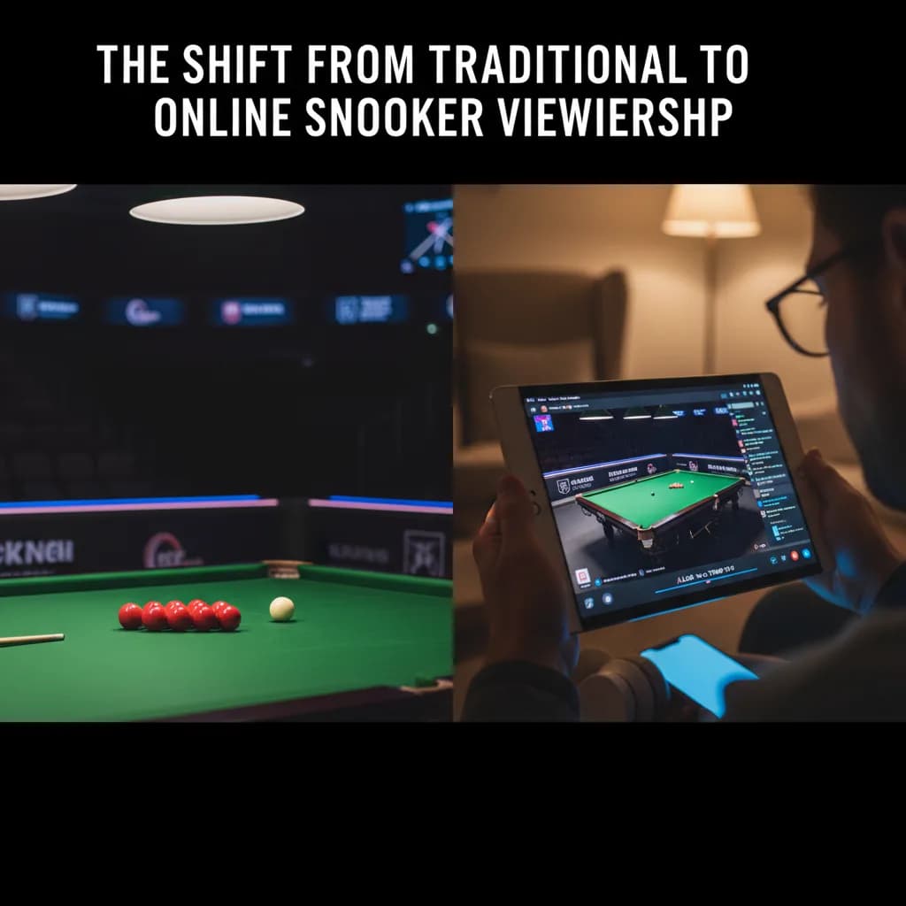 The Shift from Traditional to Online Snooker Viewership