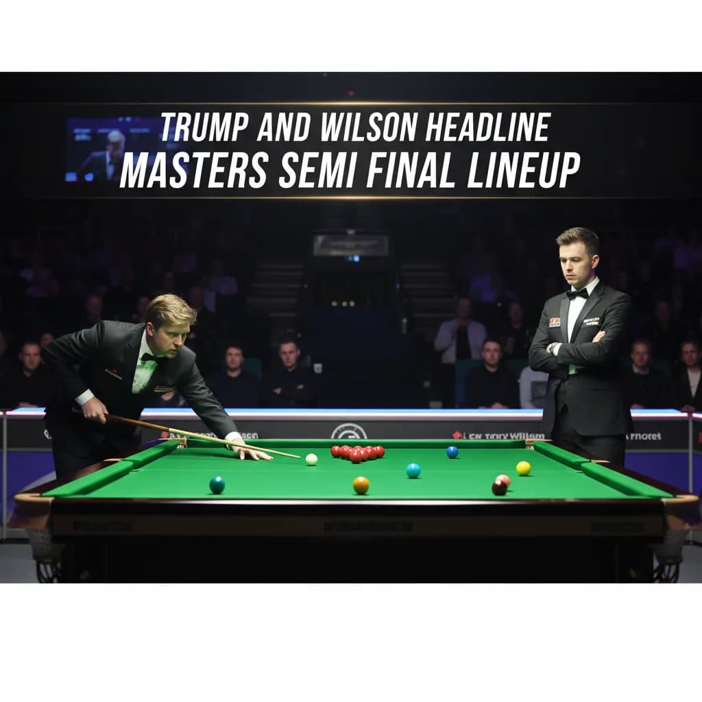 Trump and Wilson headline Masters semi final lineup