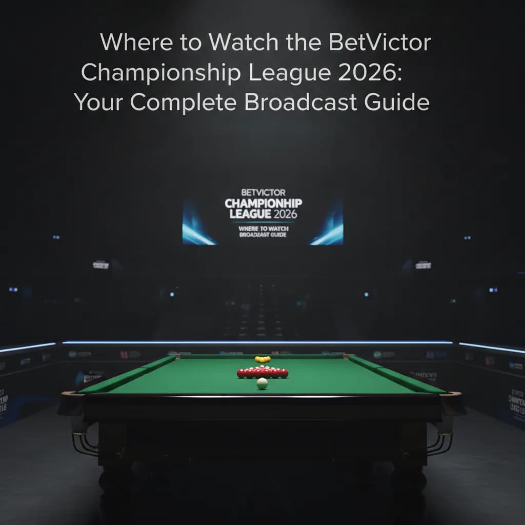 Where to Watch the BetVictor Championship League 2026: Your Complete Broadcast Guide