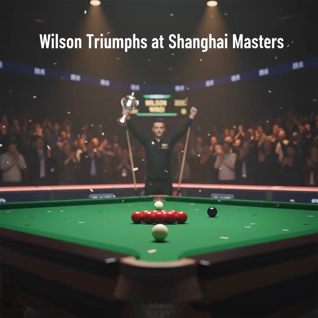 Wilson Triumphs at Shanghai Masters