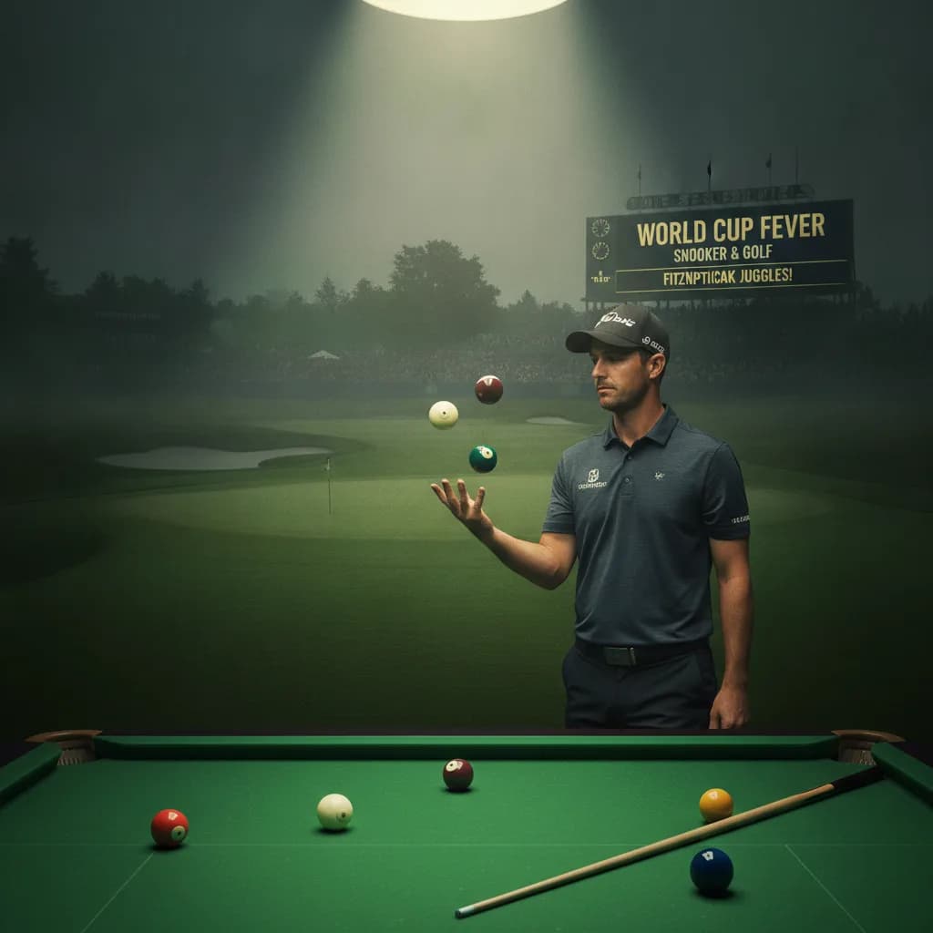 World Cup Fever Spreads to the Fairways as Fitzpatrick Juggles Golf Ball Between Shots