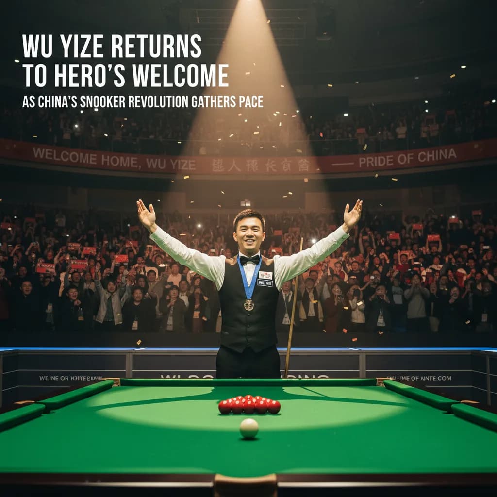 Wu Yize Returns to Hero's Welcome as China's Snooker Revolution Gathers Pace