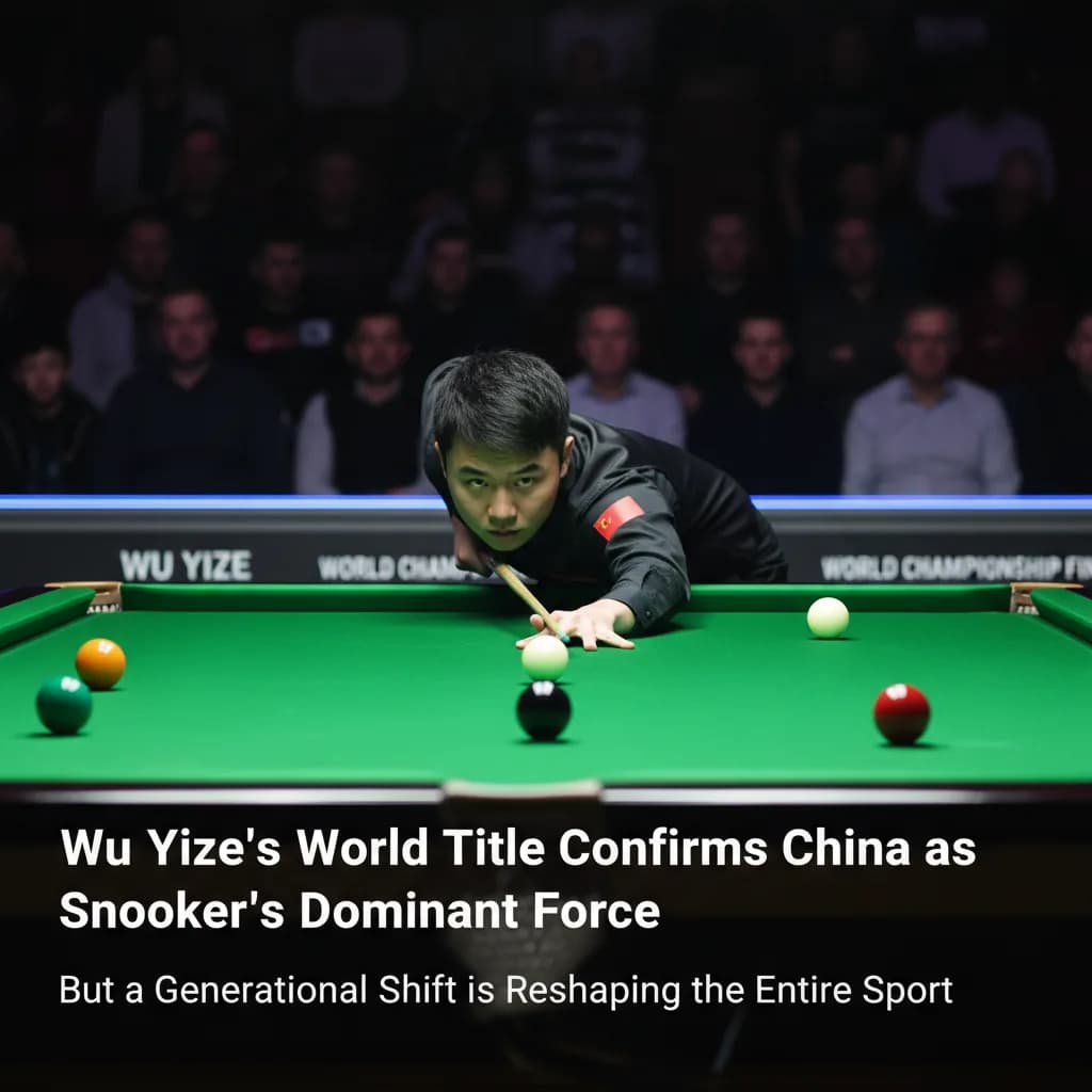 Wu Yize's World Title Confirms China as Snooker's Dominant Force — But a Generational Shift is Reshaping the Entire Sport