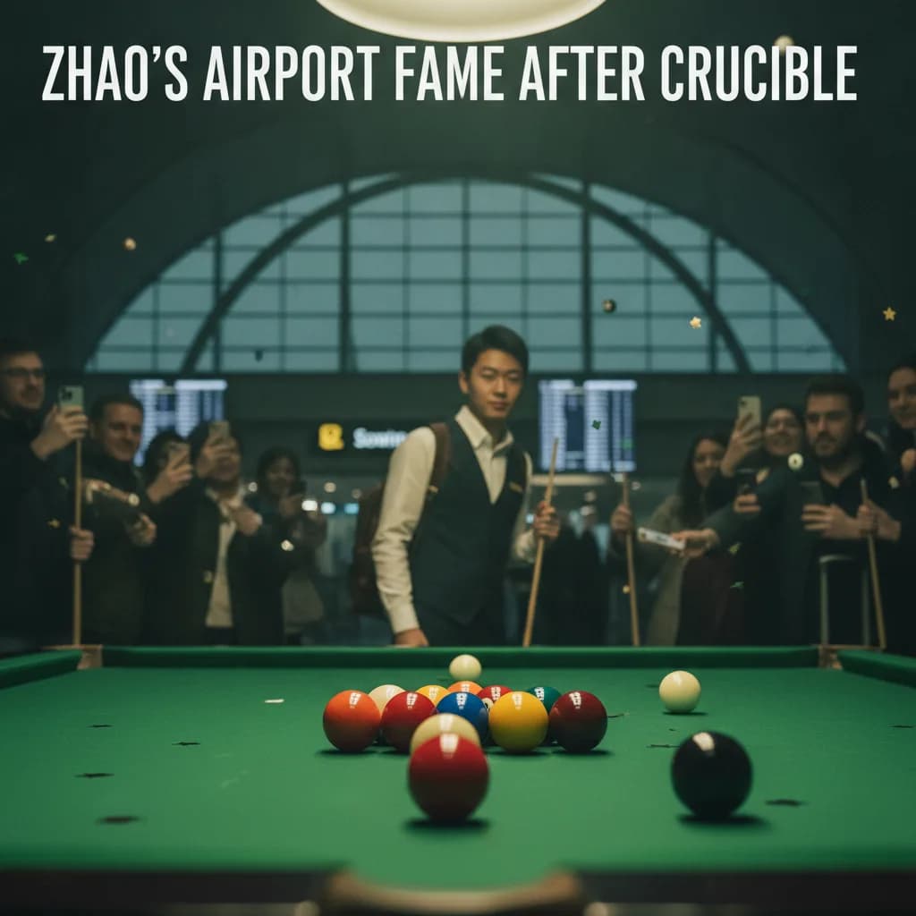 Zhao's Airport Fame After Crucible