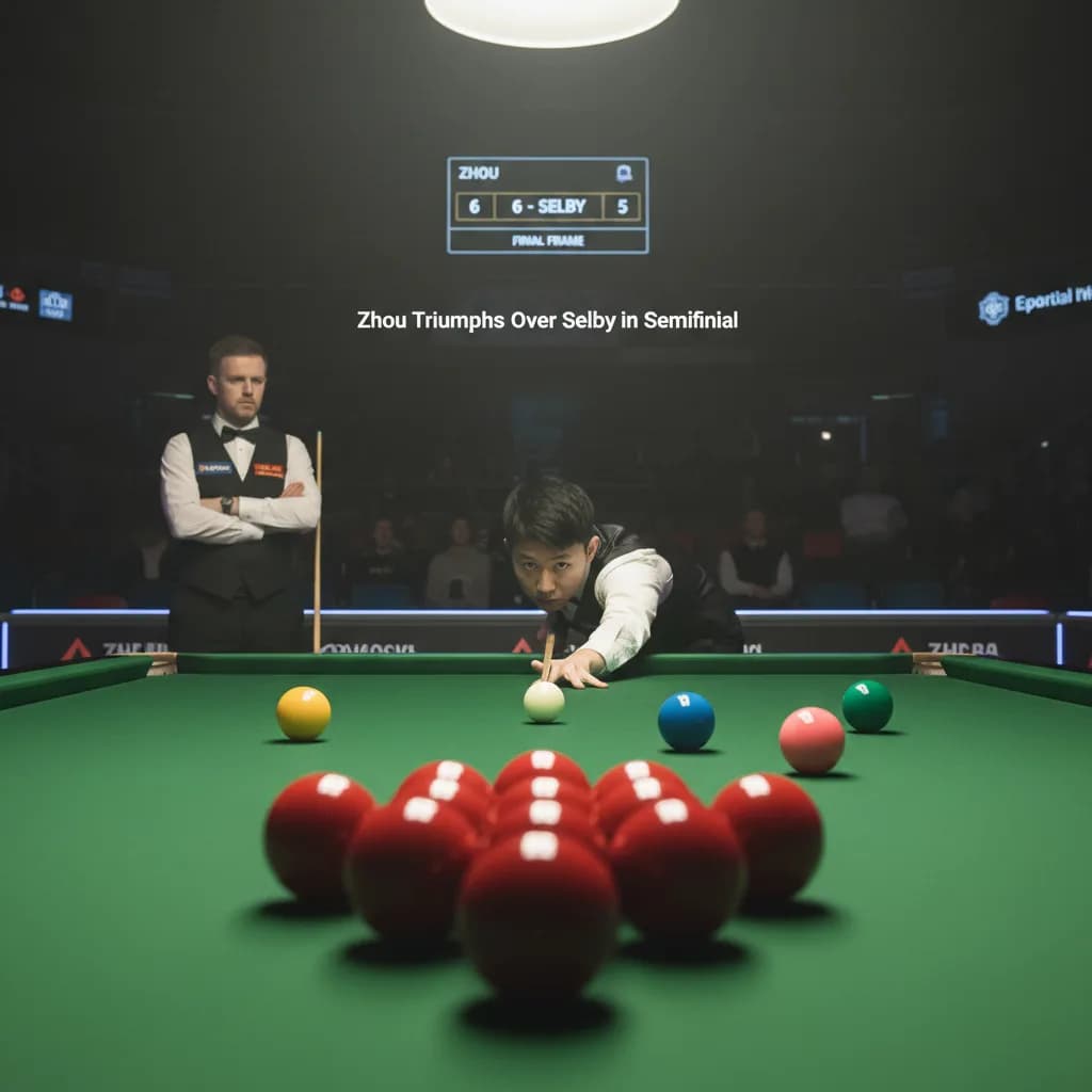 Zhou Triumphs Over Selby in Semifinal